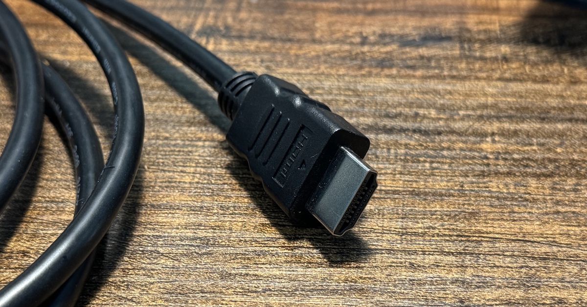 Picture of an HDMI cable