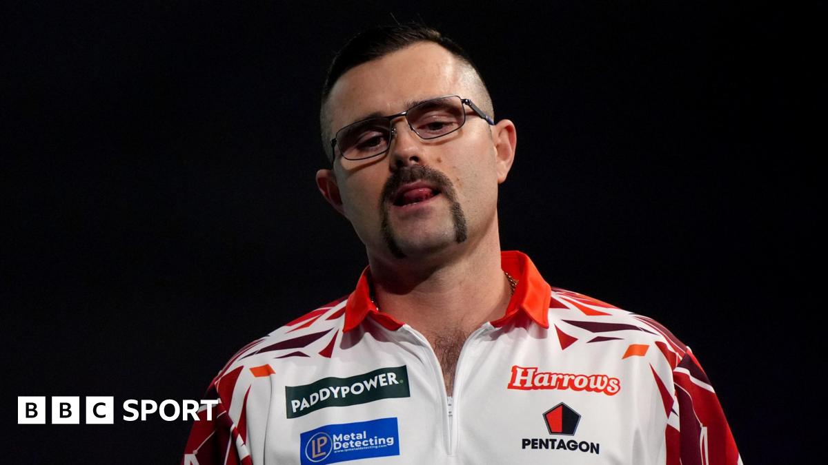 Australia's Damon Heta at the PDC World Championship at Alexandra Palace