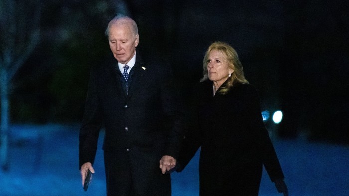 President Joe Biden with the first lady, Jill