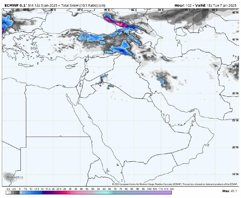 كما نعلم فان حوض بارد مغلق سيبدأ بالاقتراب من الحوض الشرقي للبحر الأبيض المتوسط مع مساء يوم الاحد ليتعمق بشكل اكبر صوب المنطقة ايام الاثنين والثلاثاء مما سيؤدي ...