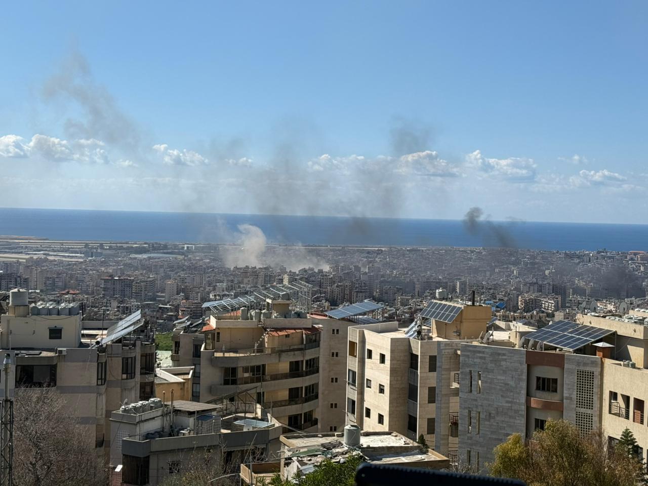 صورة توضيحية - غارة على مبنى القرض الحسن منطقة المريجة