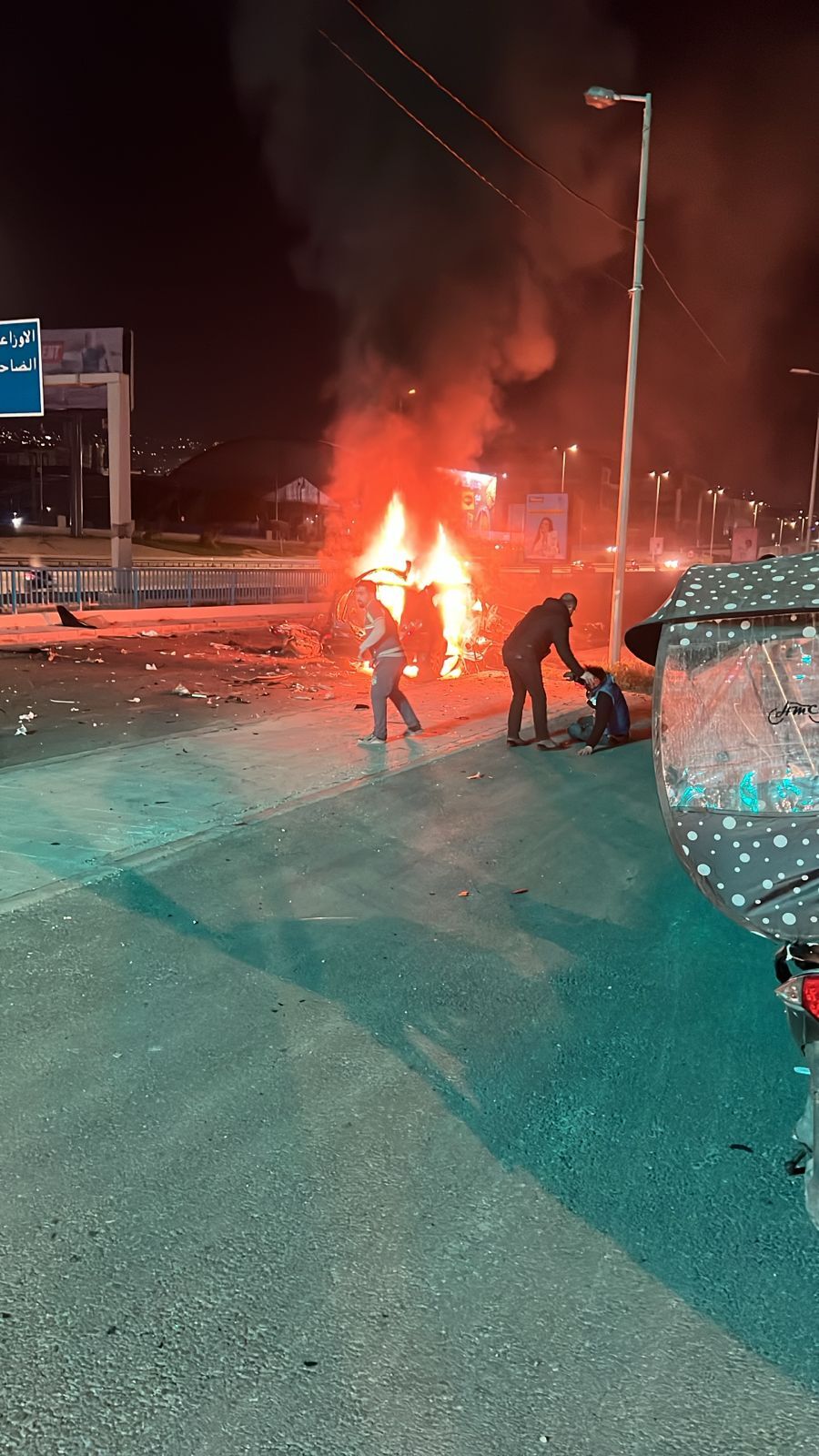 غارة إسرائيلية استهدفت سيارة على اوتوستراد زياد الرحباني وأخرى استهدفت الضاحية الجنوبية لبيروت