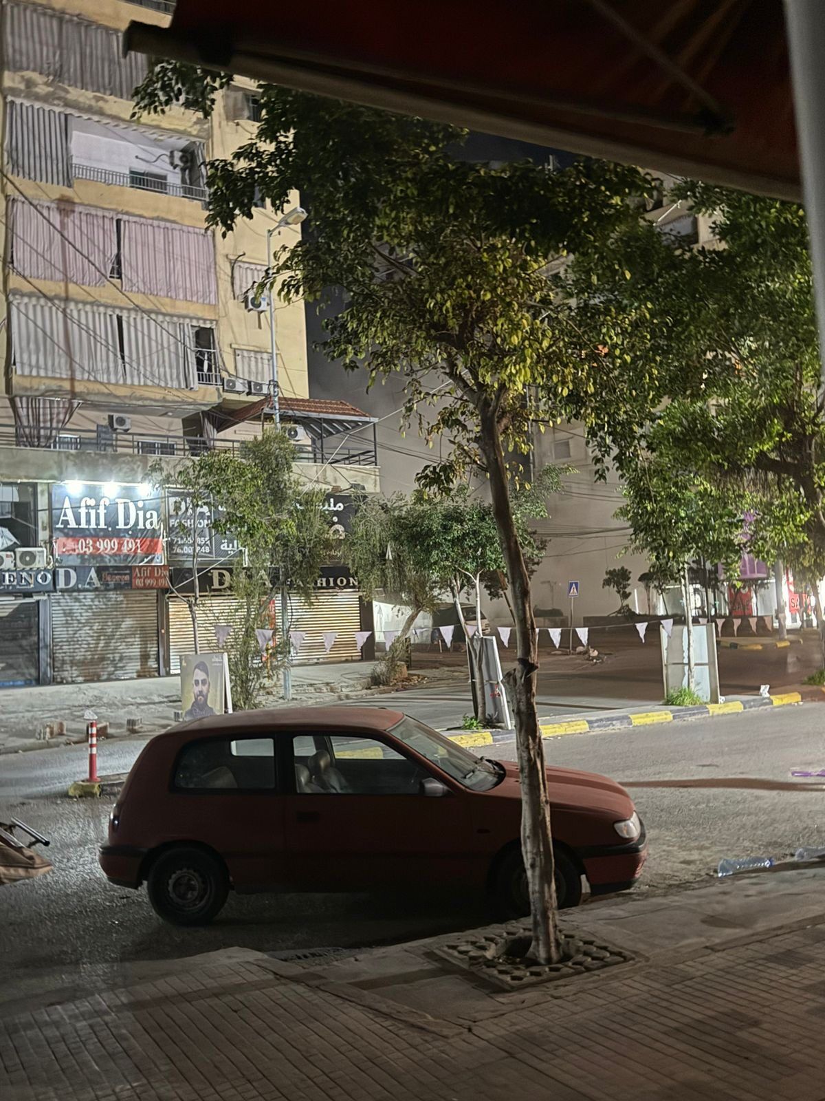 غارة إسرائيلية على منطقة الغبيري في الضاحية الجنوبية لبيروت