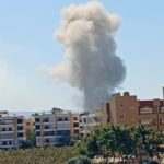 غارة على المبنى المهدّد في العباسية