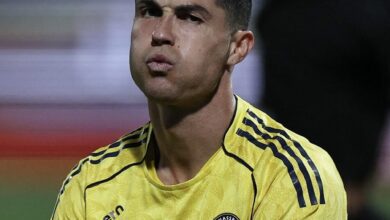 رد فعل رونالدو بعد فوز النصر السعودي على الخليج (صورة)