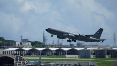 قال مسؤولون إن الهجوم الصاروخي الإيراني أدى إلى تدمير خمس ناقلات نفط من طراز KC-135 في المملكة العربية السعودية