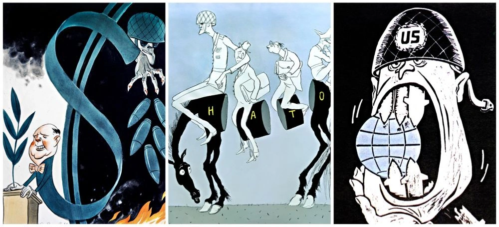 صورة توضيحية - لا تكن أحمقاً يا أمريكا فالفنانون السوفييت حاربوا المعتدي بسلاح الضحك