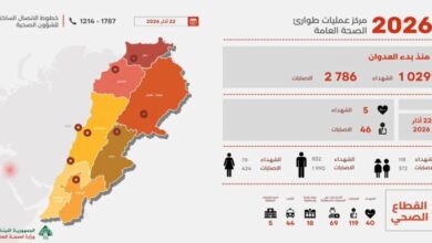 الصحة في التقرير اليومي للعدوان: 1029 شهيدا و2786 جريحا | Shafaqna Lebanon