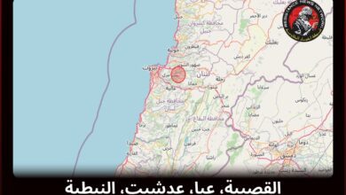 #عاجل عاجل: غارات جوية مكثفة في لبنانالمناطق المتأثرة: القصيبة، عبا، عدشيت، النبطية...