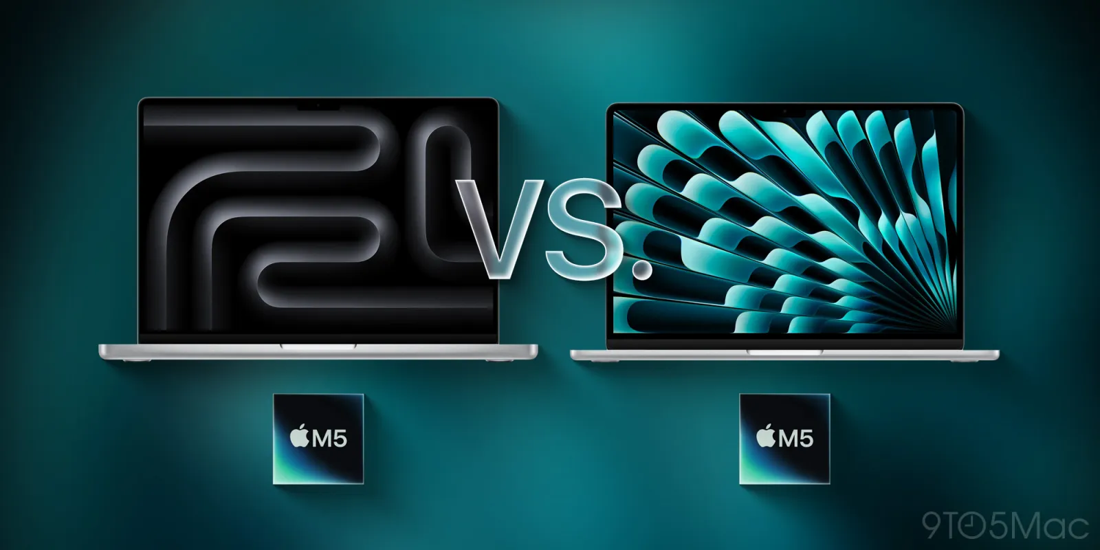 ماك بوك برو M5 مقاس 14 بوصة مقابل ماك بوك إير M5 مقاس 13 بوصة