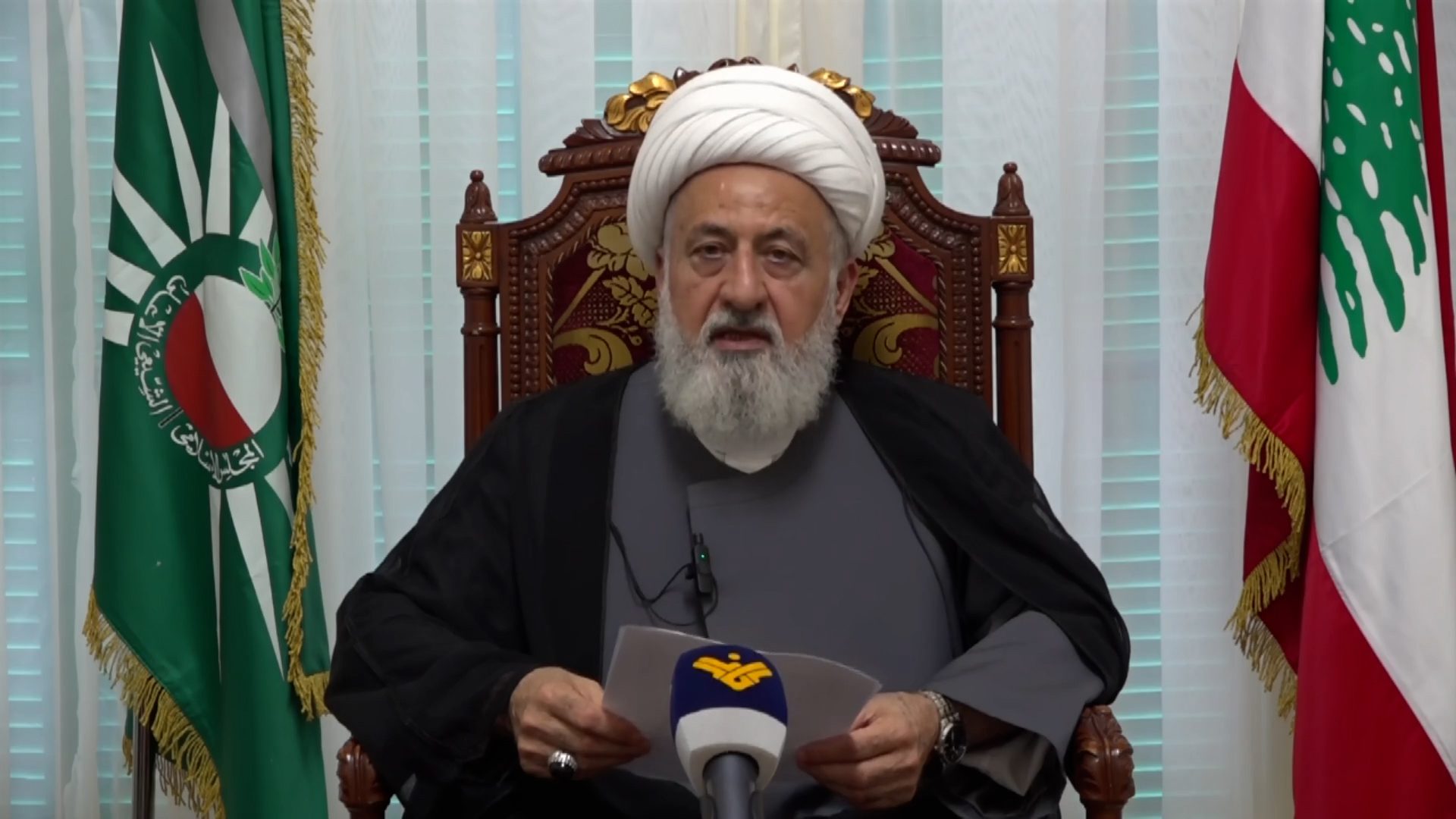 صورة توضيحية - الشيخ علي الخطيب وجه رسالة تهنئة الى آية الله السيد مجتبى خامنئي