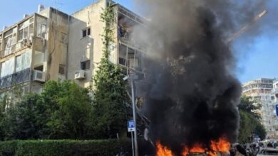 بالفيديو والصور 6 إصابات ودمار مبانٍ في "تل أبيب" جراء صواريخ إيرانية
