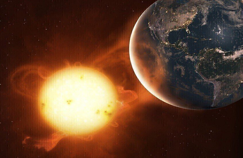 أقوى عاصفة مغناطيسية منذ شهرين تضرب الأرض اليوم