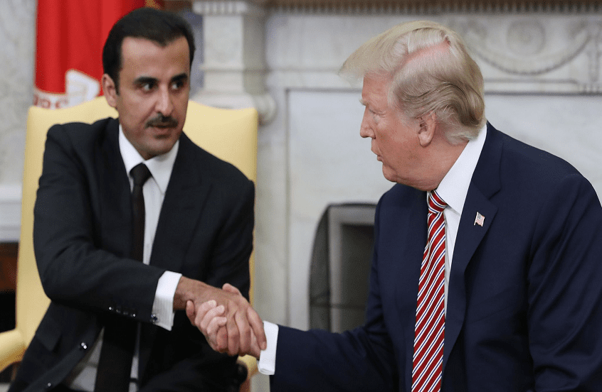 أمير قطر لترامب التصعيد في المنطقة يسبب انعكاسات خطيرة على الأمن والسلم الدوليين