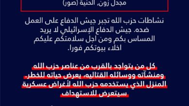 صورة توضيحية - إنذار عاجل لقرى وبلدات جنوبية