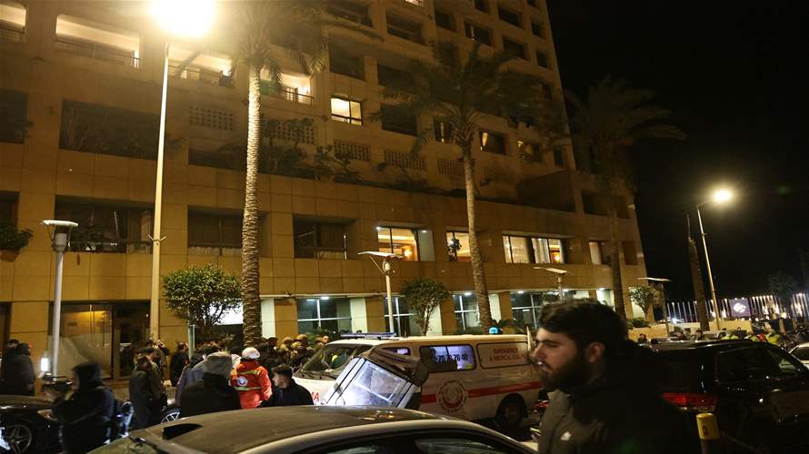 ارتفاع حصيلة الغارة على غرفة فندق في منطقة الروشة #عاجل