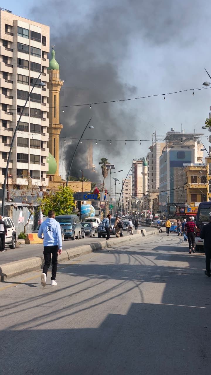 استهداف سيارة في مدينة صيدا