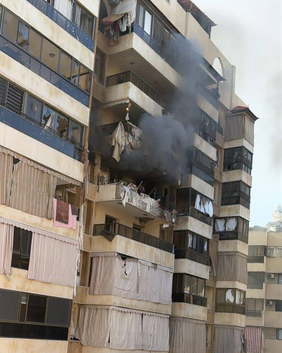 استهداف شقة سكنية في قلب العاصمة بيروت
