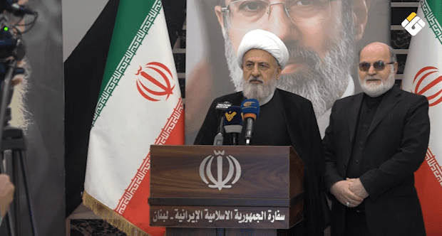 الشيخ علي الخطيب يؤكد دعمه لإيران ويدعو للتراجع عن قرار الخارجية