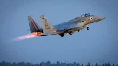 القناة 14 العبرية: تحطم مقاتلة أمريكية من طراز “إف-15” في غرب إيران