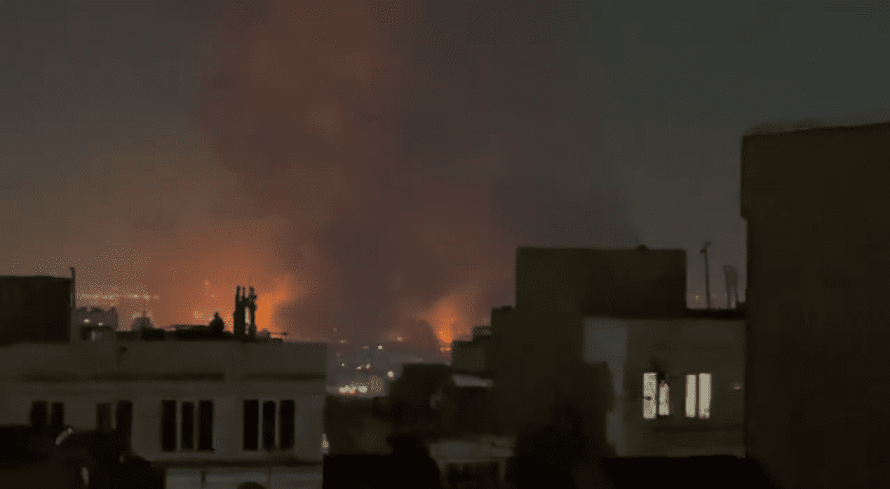 انفجارات ضخمة تهز غرب العاصمة الإيرانية طهران