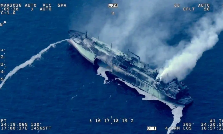 صورة توضيحية - أوكرانيا تغرق سفينة غاز روسية قرب سواحل ليبيا