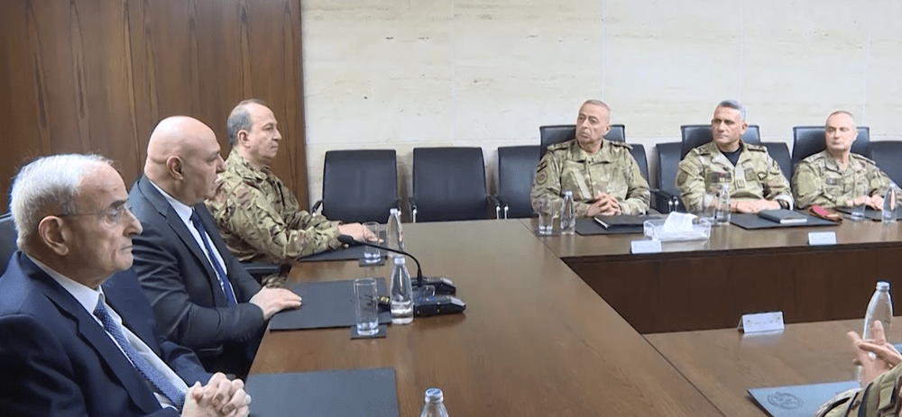 تقرير م من اليرزة… الرئيس جوزاف عون يؤكد دعمه للجيش وقيادته