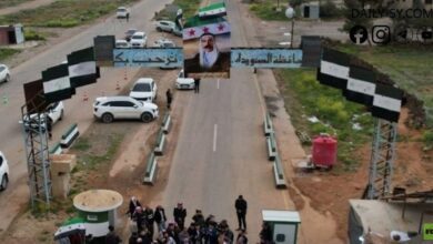 سوريا.. إزاحة الستار عن صورة سلطان باشا الأطرش في مدخل السويداء بحضور رسمي