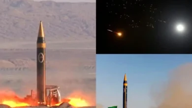 صورة توضيحية - صاروخ انشطاري إيراني يثير القلق خلال قصف مواقع داخل إسرائيل ()