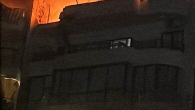 غارة إسرائيلية تستهدف شقة سكنية في منطقة شرحبيل بمدينة صيدا جنوبي لبنان