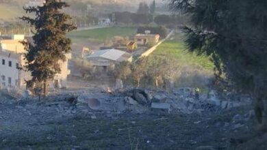 غارة “إسرائيلية” على بلدة تبنين جنوبي لبنان وسقوط عدد من الشهداء