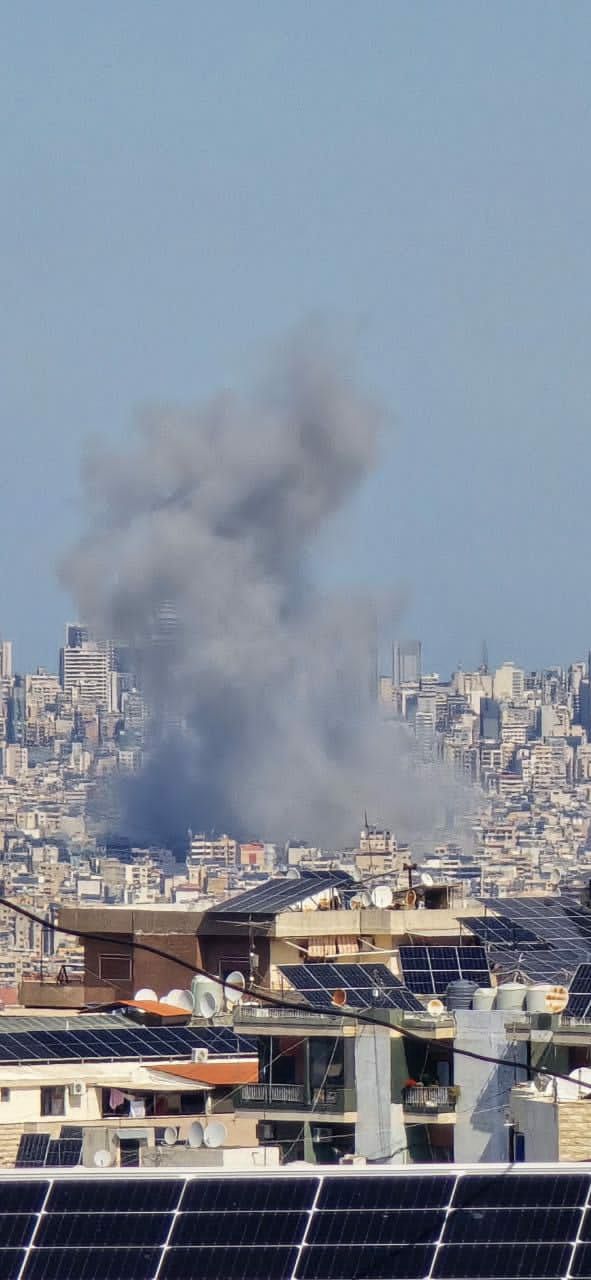 غارة جديدة على الضاحية منطقة برج البراجنة