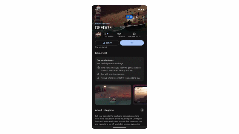 يتيح لنا Google Play أخيرًا اختبار الألعاب المدفوعة