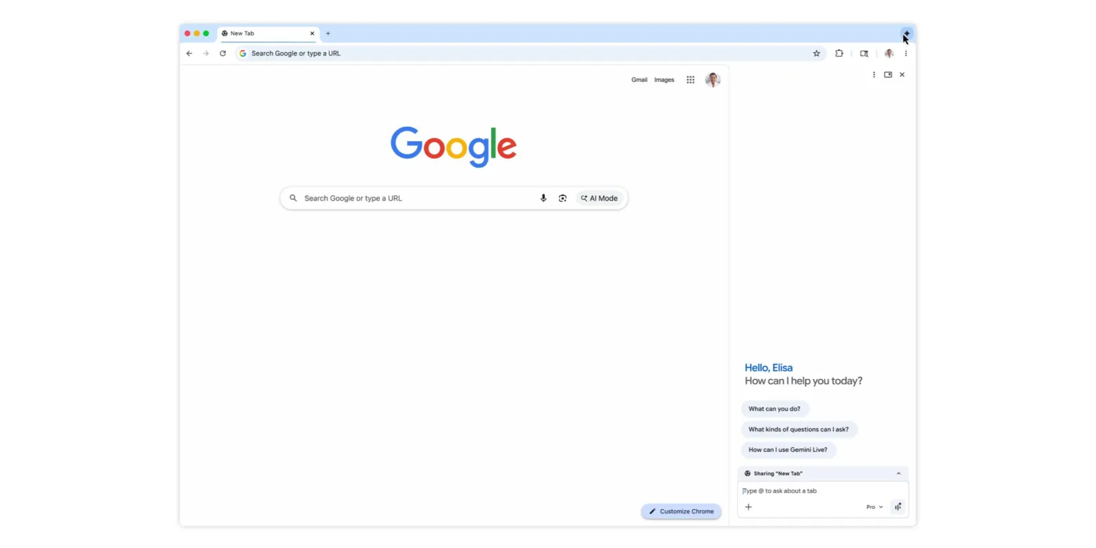 يحصل برنامج Gemini in Chrome على أول توسع دولي يحصل برنامج Gemini in Chrome على أول توسع دولي