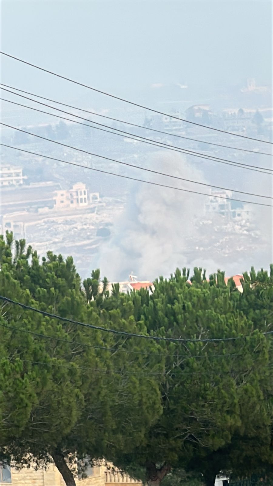 جيش الاحتلال ينفذ تهديداته على جنوب لبنان jpg