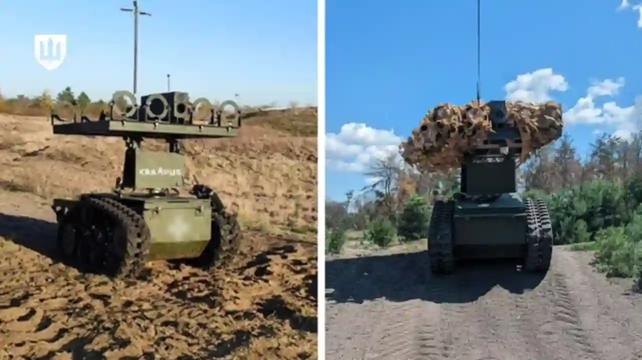 دبابة روبوتية صغيرة أوكرانية بلهب حراري تصل حرارته إلى 4532 درجة فهرنهايت 1 webp