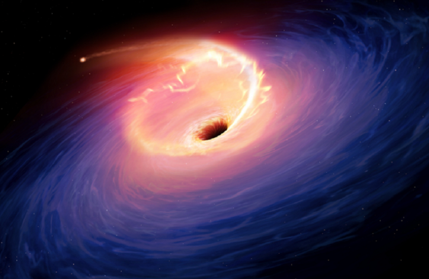 ثقب أسود خارق يكسر القيود الكونية وينمو بوتيرة غير مسبوقة