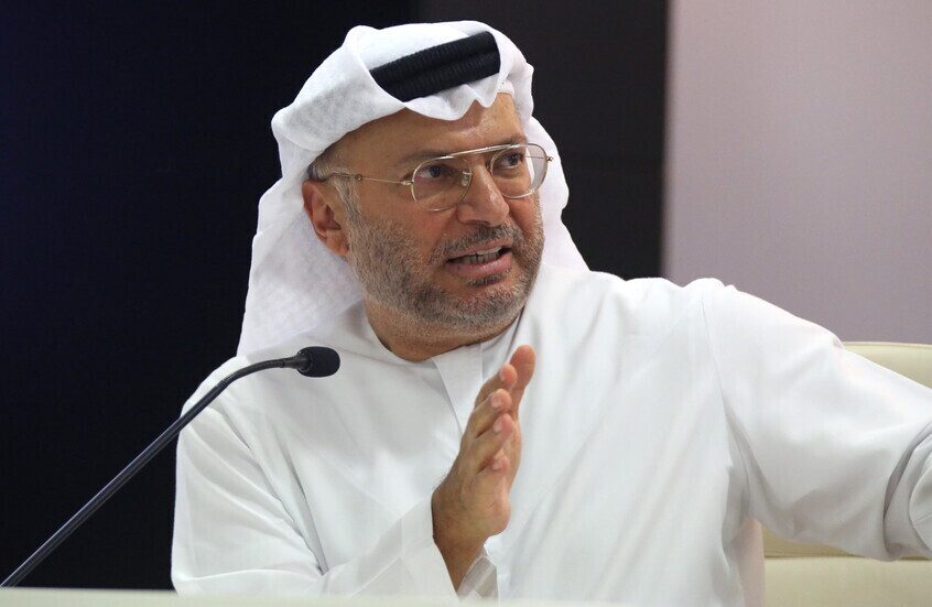 أنور قرقاش: لا نريد العداء مع إيران لكن لا توجد ثقة بهذا النظام