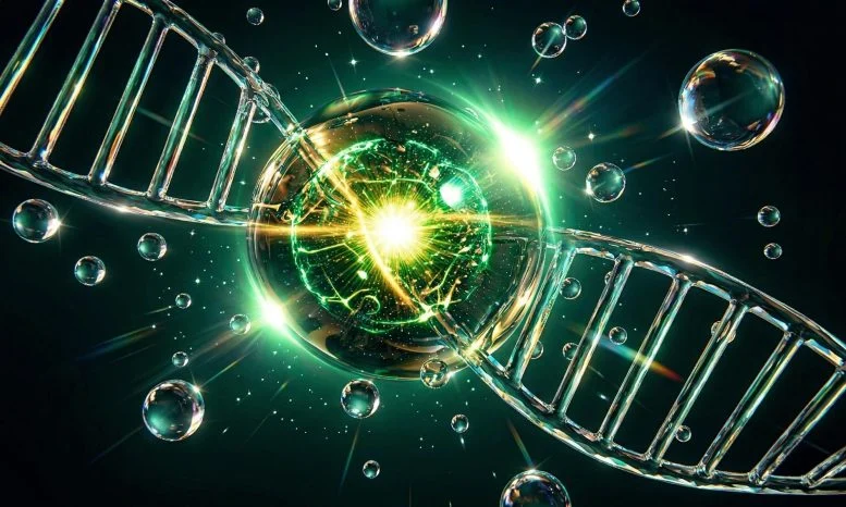 Green Glowing Molecule DNA Origin of Life 777  215 466 jpg