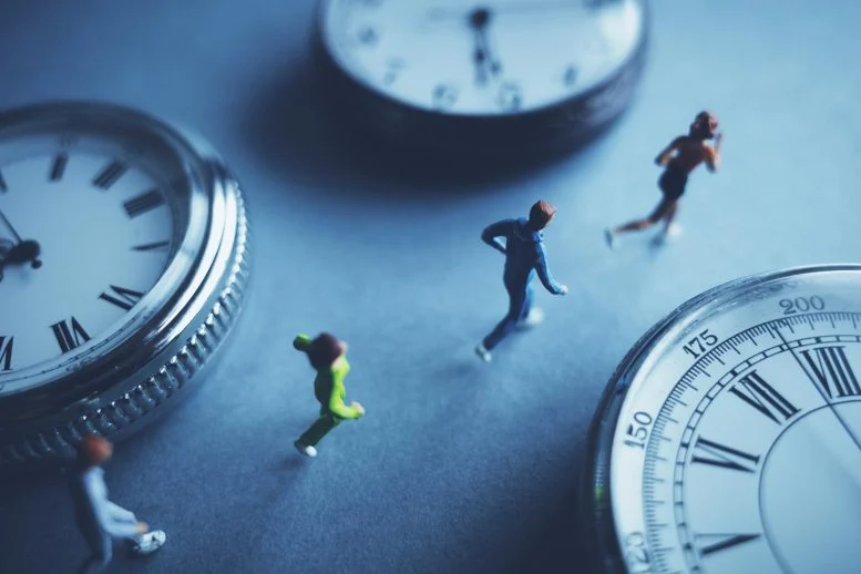 Time Health Longevity Miniature People Running Stopwatches 777  215 518 jpg