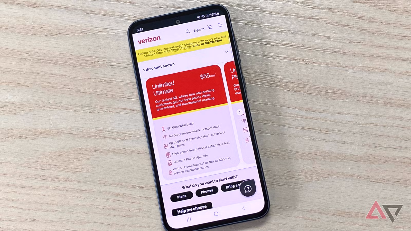 verizon plans on galaxy a35 wood dec 2024 jpeg