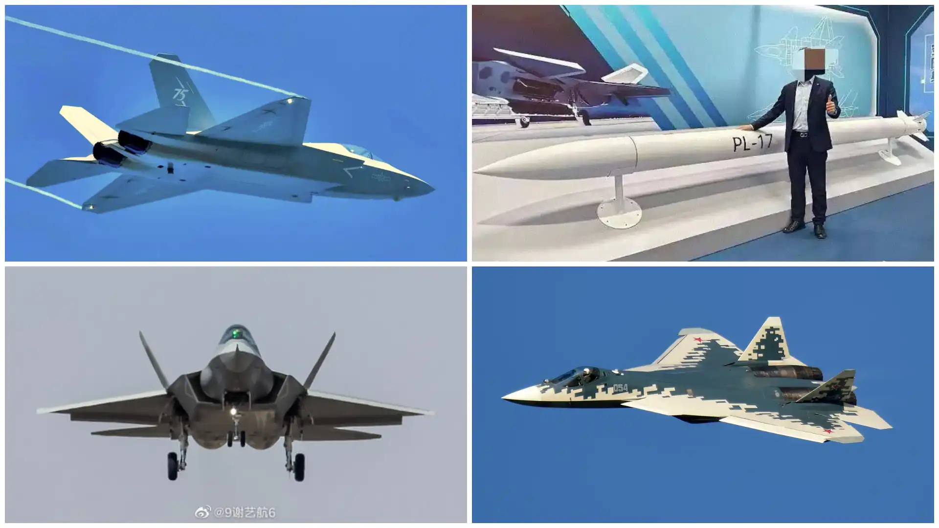 جي 35 المزودة بصواريخ PL 17 تهدد طائرات الإنذار المبكر الهندية  هل تنقذ سو 57 الهند من التفوق الجوي webp