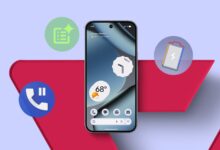 A Google Pixel Smartphone Surrounded By Circular Icons For Hold For Me Call Notes And Adaptive Charg Avif