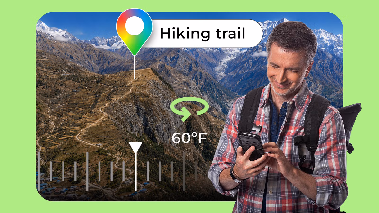 google maps immersive view use by a hiker jpg