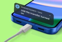Smartphone Displaying The Usb File Transfer Turned On Notification As Its Default Connection Mode Pn  Avif