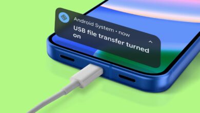 Smartphone Displaying The Usb File Transfer Turned On Notification As Its Default Connection Mode Pn  Avif