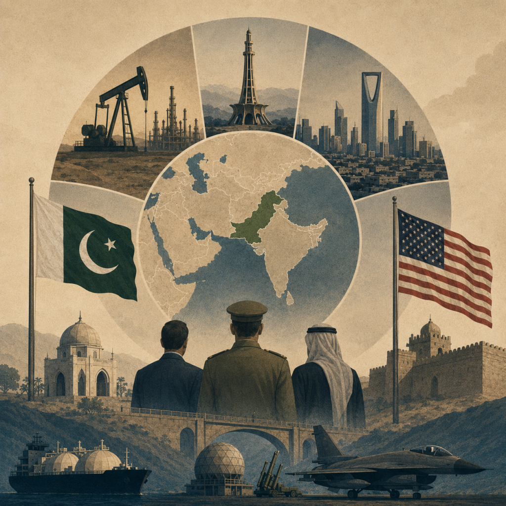باكستان بين الرياض وطهران وواشنطن  دبلوماسية التوازن الدقيق وصناعة الاستقرار الإقليمي 1024  215 1024 png