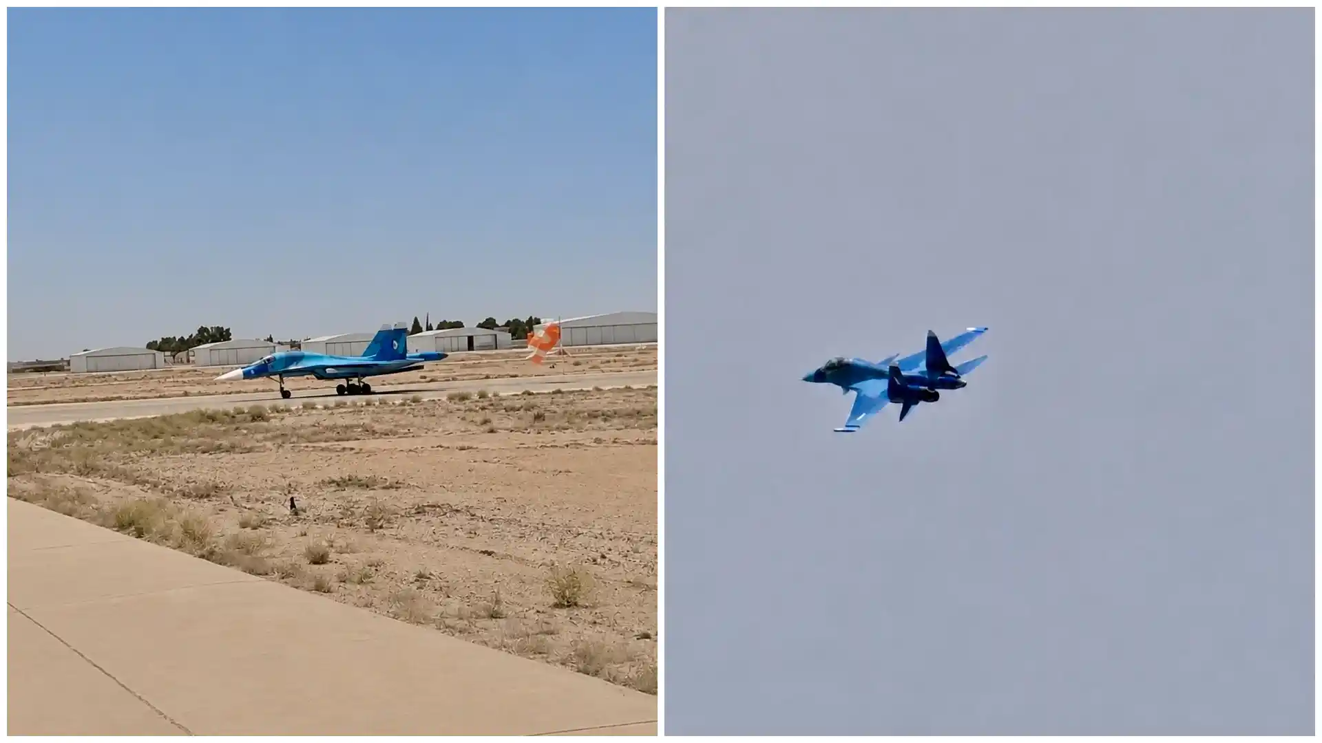 وصول أول مقاتلة Su 34E إلى سلاح الجو الجزائري webp