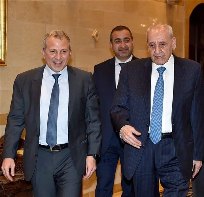 berre and gebran240610051707975 أجواء اللقاء بين بري وباسيل  هذا ما كشفته المصادر jpeg