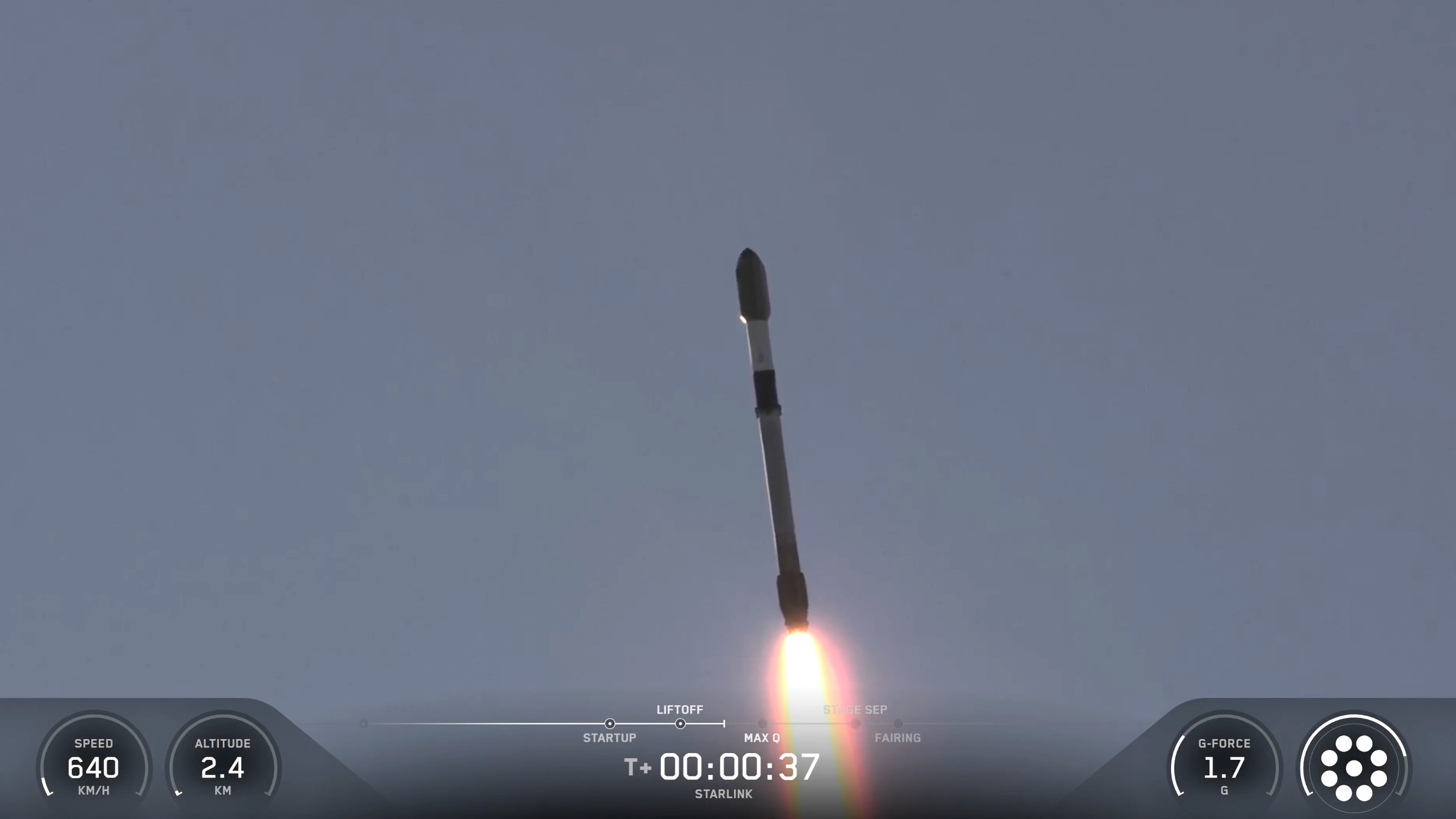 يطلق صاروخ SpaceX Falcon 9 29 قمرًا صناعيًا من نوع Starlink من قاعدة Vandenberg لقوة الفضاء في كاليفورنيا في 10 يوليو 2026.